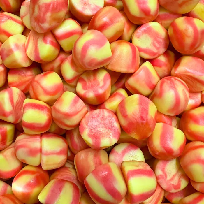 🌙🍬 Kisses Twist cerise/banane - Dulceplus