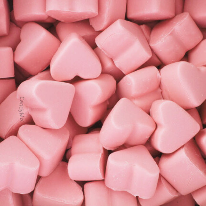☁ Marshmallows Coeurs enrobés de chocolat à la fraise - 50g - Vidal