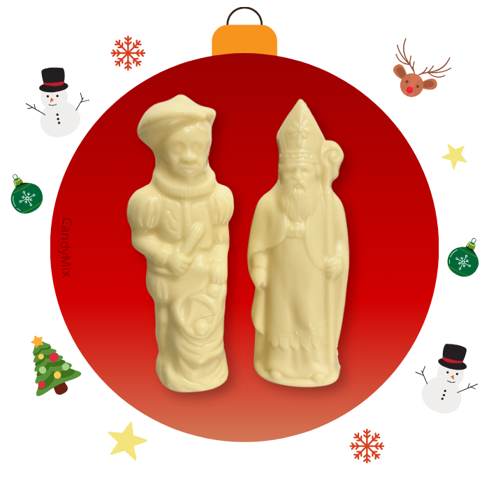 Saint Nicolas et Père Fouettard (100g)