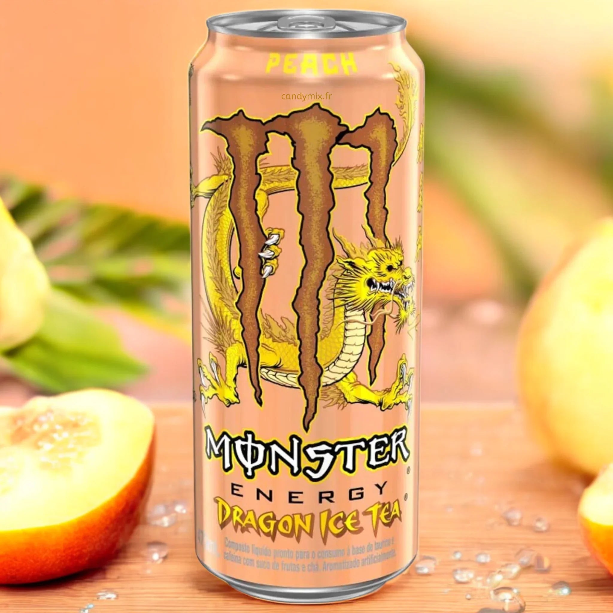 Monster Energy Dragon Ice Tea Peach (Brésil)